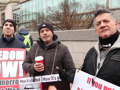 Breitbart News spoke with Dimitrios, George, and John — three Canadian demonstrators from Toronto — during the Freedom Convoy gathering in Ottawa, ON, on Thursday.