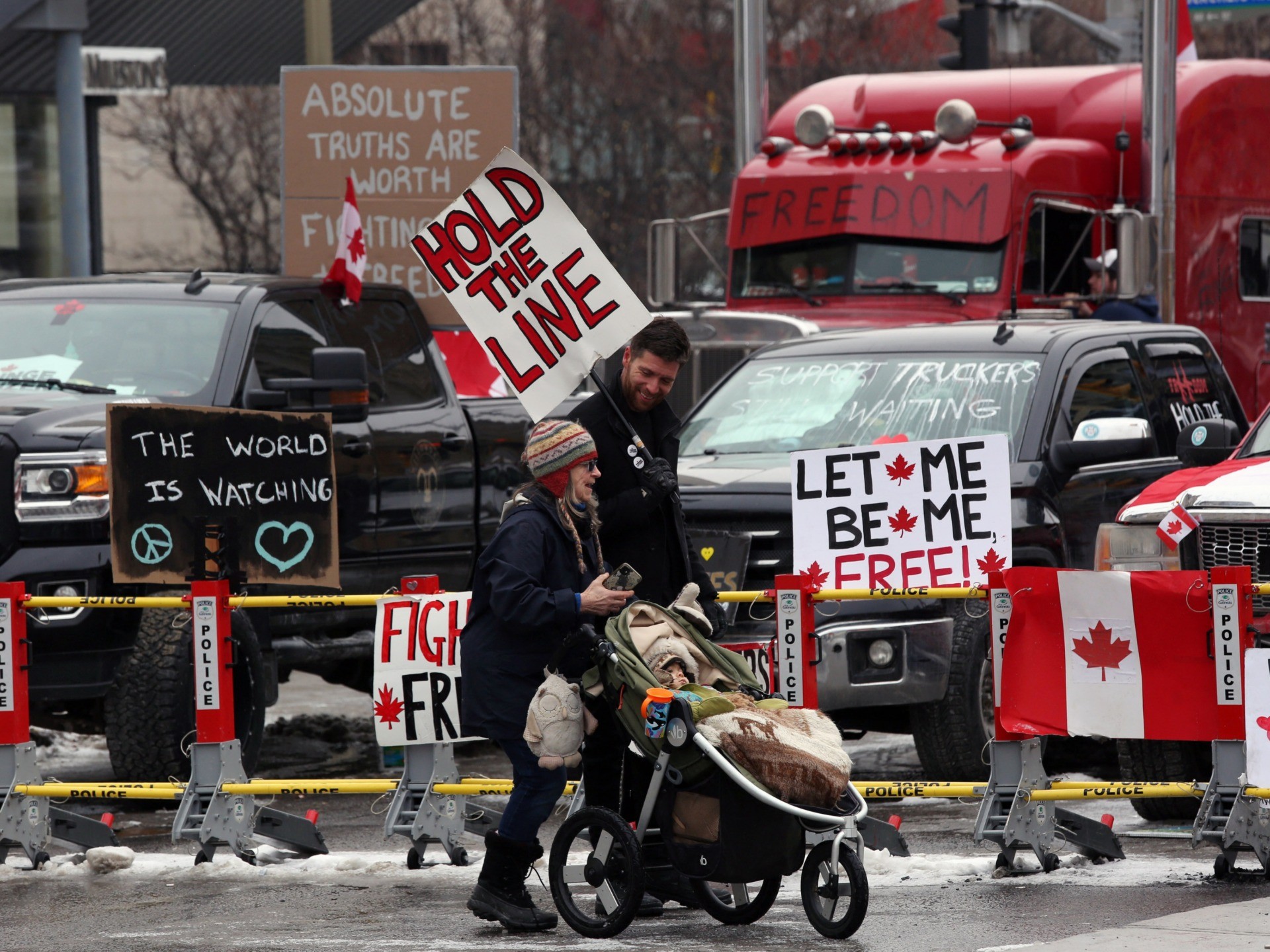 Canada Truckers Arrested, Others Warned as Police Act Against Protests - Vimarsana News