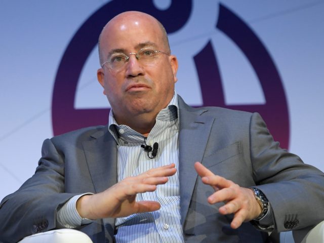 CNN President Jeffrey Adam "Jeff" Zucker gives a speach on the first day of the Mobile Wor