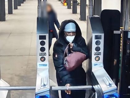 A woman was mugged by a person wielding a knife as she waited for a train inside an Upper Manhattan subway station, law enforcement said Monday.
