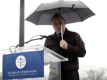 Congressman Chris Smith (R-NJ) condemned many of those in politics and corporate America for not speaking against China's human rights abuses at the Victims of Communism Memorial Fund's #NoBeijing2022 rally in Washington, DC on Thursday.