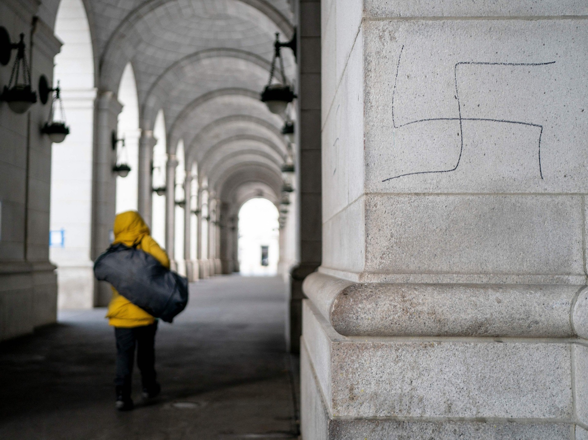 Illegal Immigrant Who Allegedly Scrawled Swastikas on D.C. Union Station Spared Deportation - Vimarsana News