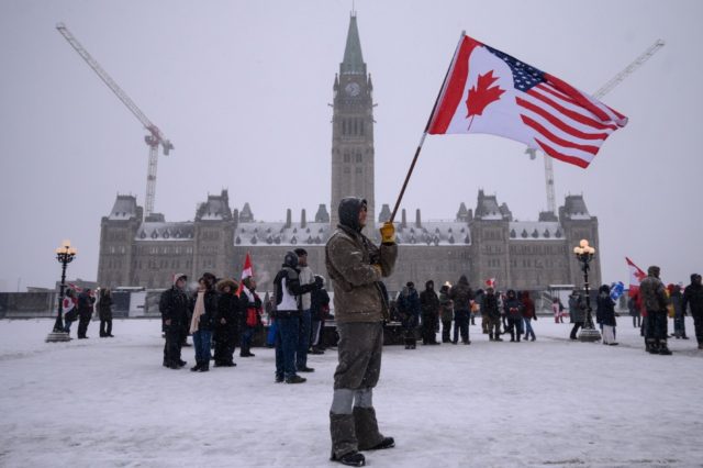Protests against Covid-19 restrictions broke out in Canada in late January and have since