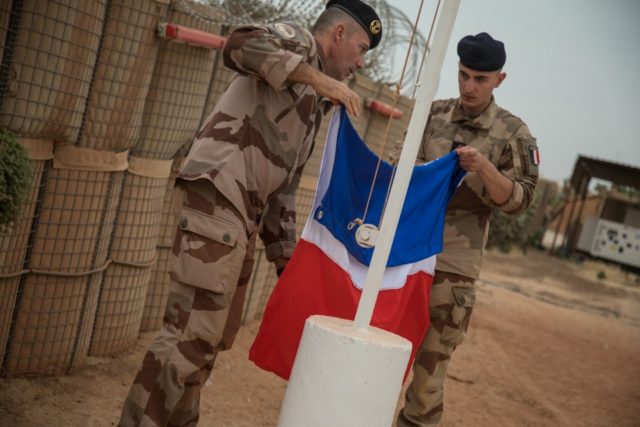 France had already begun to scale back its deployment before relations nosedived, closing
