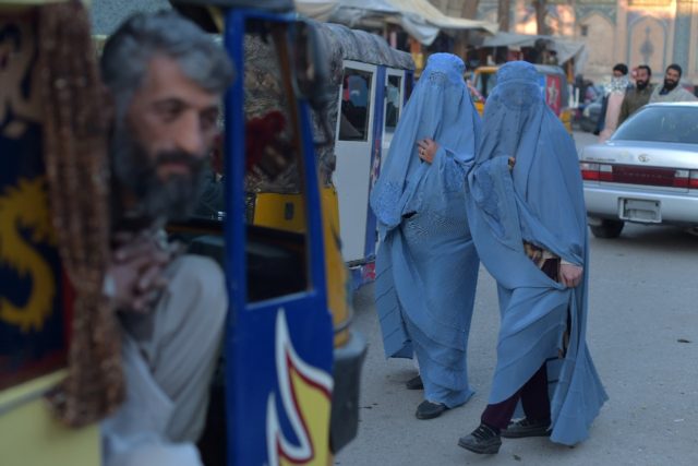 Most women have been barred from their government jobs since the Taliban retook power in Afghanistan in August