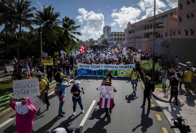 Protests Grow In Puerto Rico Amid Demands For Higher Wages - Breitbart