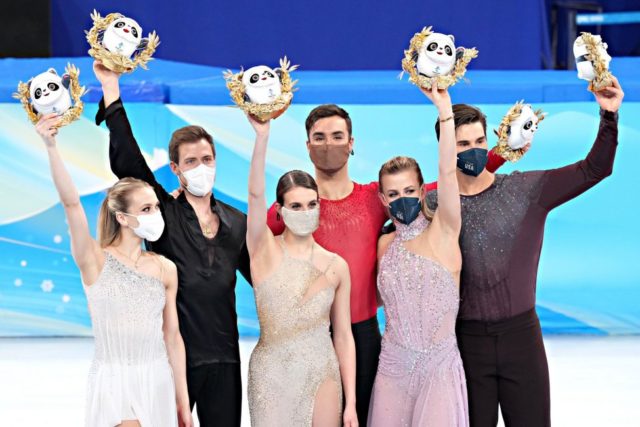 French figure skaters set ice dance world record, U.S. claims Olympic bronze