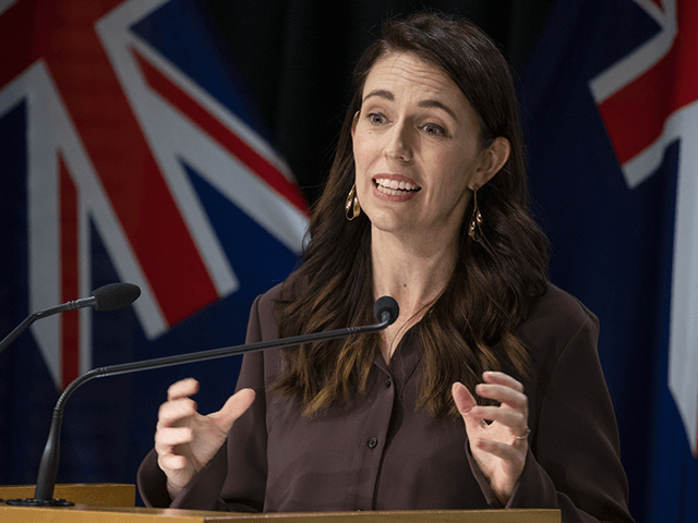 New Zealand Prime Minister Jacinda Ardern gestures during a post-Cabinet press conference at Parliament in Wellington, New Zealand, Monday, Nov. 8, 2021. The lockdown of New Zealand's largest city, Auckland, for almost three months after an outbreak of the delta variant, is likely to end later this month, with some …