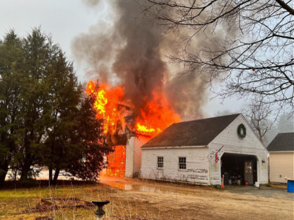 A five-year-old New Hampshire boy awoke Sunday morning to see a fire on his family’s property and promptly alerted his parents, allowing the family to evacuate the home and save their farm animals.