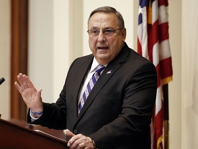 FILE - In this Feb. 3, 2015 file photo, Gov. Paul LePage delivers his State of the State address to the Legislature at the Statehouse in Augusta, Maine. Even Maine lawmakers accustomed to LePage's aggressive style of politics said Thursday, June 25, 2015, they were troubled by accusations that the …