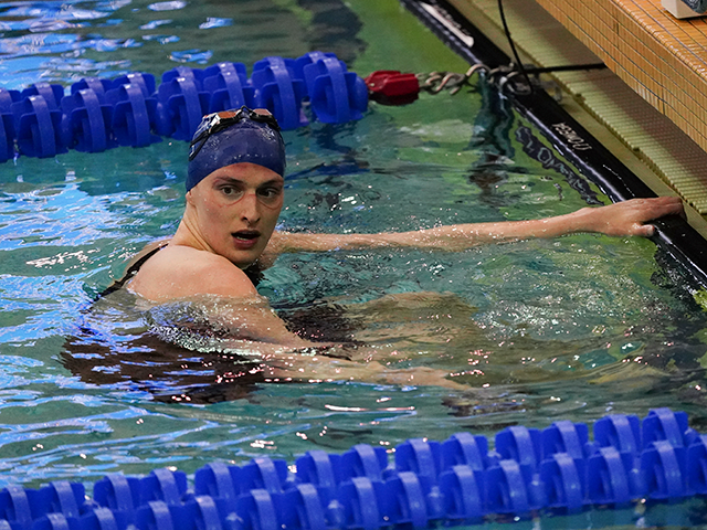 University of Pennsylvania transgender athlete Lia Thomas competes in the 200 freestyle fi