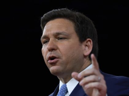 ORLANDO, FLORIDA - FEBRUARY 24: Florida Gov. Ron DeSantis speaks at the Conservative Political Action Conference (CPAC) at The Rosen Shingle Creek on February 24, 2022 in Orlando, Florida. CPAC, which began in 1974, is an annual political conference attended by conservative activists and elected officials.