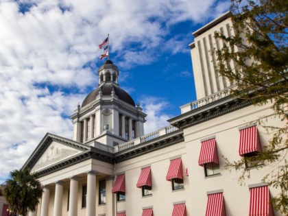 NOVEMBER 10: The historic Old Florida State Capitol Building, restored to its 1902 version, sits in front of the current New Capitol completed in 1982, November 10, 2018 in Tallahassee, Florida. Three close midtern election races for governor, senator, and agriculture commissioner are expected to be recounted in Florida. (Photo …