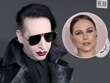 (INSET: Evan Rachel Wood) Marilyn Manson attends The Art Of Elysium's 13th Annual Celebration - Heaven at Hollywood Palladium on January 04, 2020 in Los Angeles, California. (Photo by Randy Shropshire/Getty Images for The Art of Elysium)