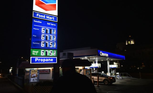 The prices for gas and diesel fuel, over $6.00 a gallon, are displayed at a petrol station in Los Angeles, March 2, 2022. - Oil prices soared March 2 above $113 per barrel and natural gas hit a record peak, as investors fretted over key producer Russia's intensifying assault on …