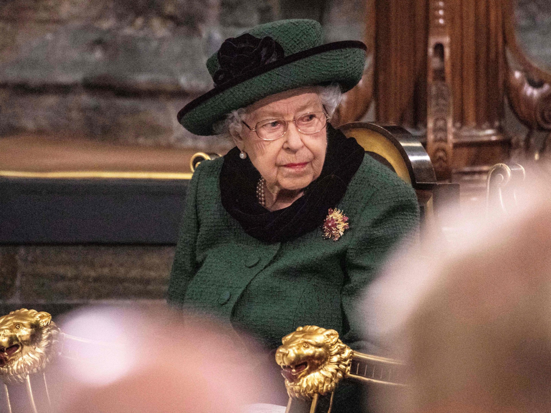 Pics: Tearful Queen Elizabeth II Attends Memorial for Prince Phillip - Vimarsana News