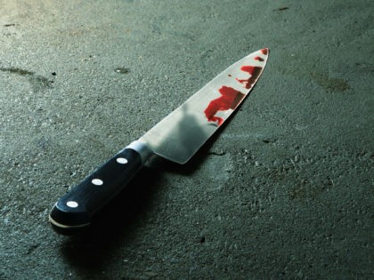 Bloody knife