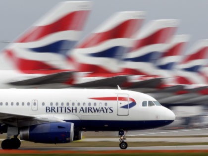 LONDON, ENGLAND - MARCH 19: A British Airways plane lands at Heathrow Airport on March 19, 2010 in London, England. The planned three day strike by BA cabin crew this weekend will now go ahead as talks between the airline and the union Unite collapsed earlier today. (Photo by Dan …