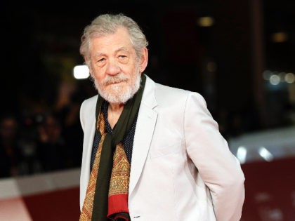 FILE - In this Nov. 1, 2017 file photo, actor Ian McKellen poses on the red carpet at the 12th edition of the Rome Film Festival. In an open letter from actors’ union Equity, Tuesday Feb. 16, 2021, more than 100 U.K. performers including Ian McKellen, are warning that the …