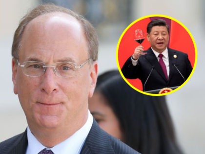 Chairman and CEO of BlackRock, Larry Fink (L) leaves a meeting about climate action investments with heads of sovereign wealth funds and French President at the Elysee Palace in Paris on July 10, 2019. (Photo by Ludovic MARIN / AFP) (Photo credit should read LUDOVIC MARIN/AFP via Getty Images) Chinese …