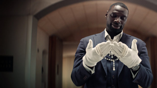 Omar Sy as Arsene Lupin. Netflix