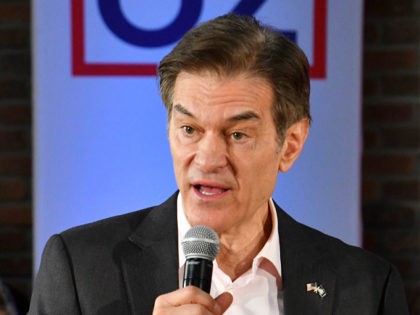 Mehmet Oz, the TV celebrity and heart surgeon who is running for the Republican nomination for U.S. Senate in Pennsylvania, speaks at a town hall-style event at the Newtown Athletic Club, Feb. 20, 2022, in Newtown, Pa. (AP Photo/Marc Levy)