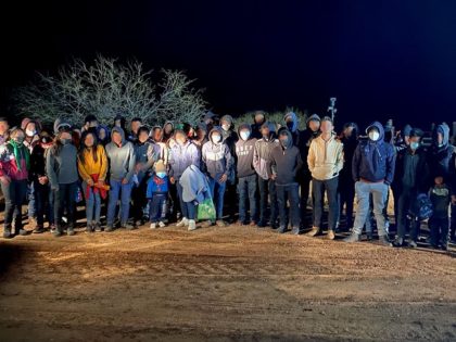 Tucson Sector agents find a large group of migrants including 43 unaccompanied children. (U.S. Border Patrol/Tucson Sector)