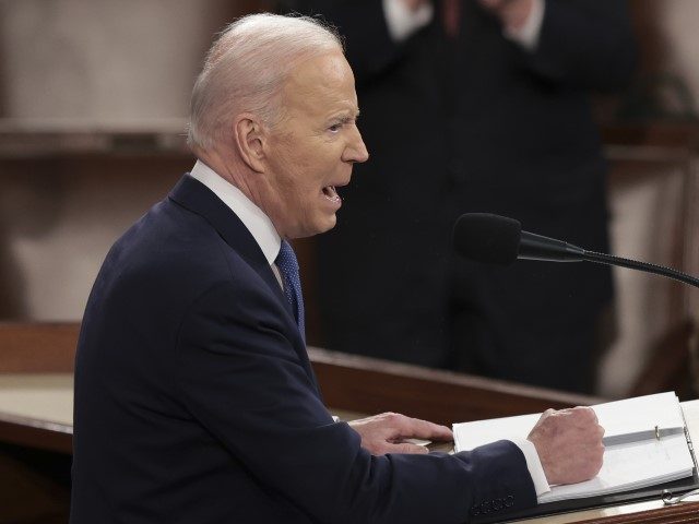 WASHINGTON, DC - MARCH 01: U.S. President Joe Biden delivers the State of the Union addres