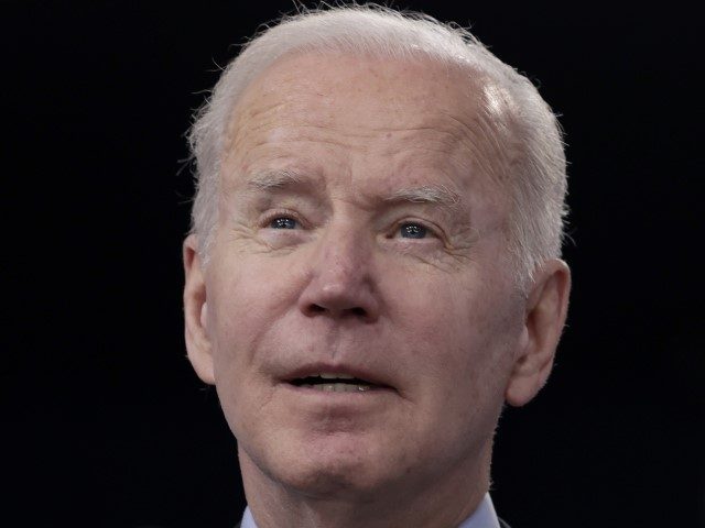 WASHINGTON, DC - MARCH 30: U.S. President Joe Biden delivers remarks on Covid-19 in the United States in the South Court Auditorium on March 30, 2022, in Washington, DC. During his remarks President Biden called on Congress to pass further legislation to provide more funding to aid the Covid-19 pandemic …