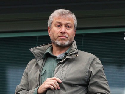 Then-Chelsea owner Roman Abramovich looks on from the stands during the Barclays Premier League match between Chelsea and Manchester City at Stamford Bridge on April 16, 2016 in London, England. (Photo by Paul Gilham/Getty Images)