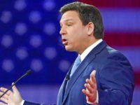 Ron DeSantis Shouts Down Protester: ‘We’re Not Gonna Let You Impose an Agenda on Our Kids’