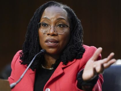 Supreme Court nominee Ketanji Brown Jackson testifies during her Senate Judiciary Committe