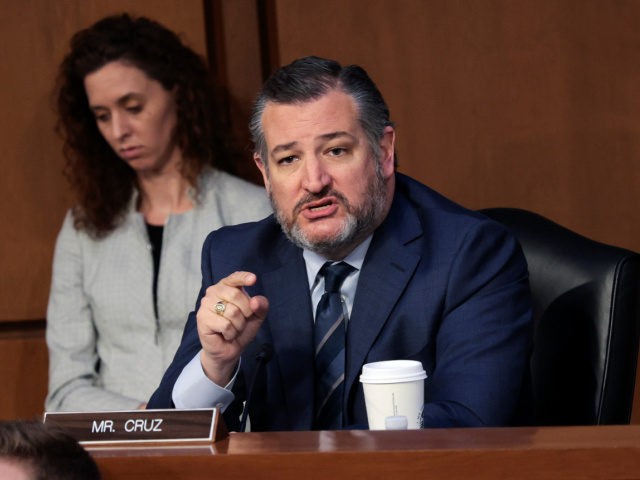 WASHINGTON, DC - MARCH 21: Sen. Ted Cruz (R-TX) delivers remarks during the Senate Judicia