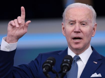 WASHINGTON, DC - MARCH 04: U.S. President Joe Biden speaks about the February jobs report