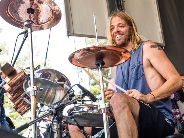 Taylor Hawkins of the Foo Fighters attends a cooking demonstration at BottleRock Napa Vall