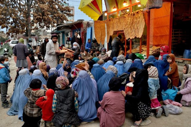 A World Bank survey found 70 percent of households in Afghanistan were not able to meet th