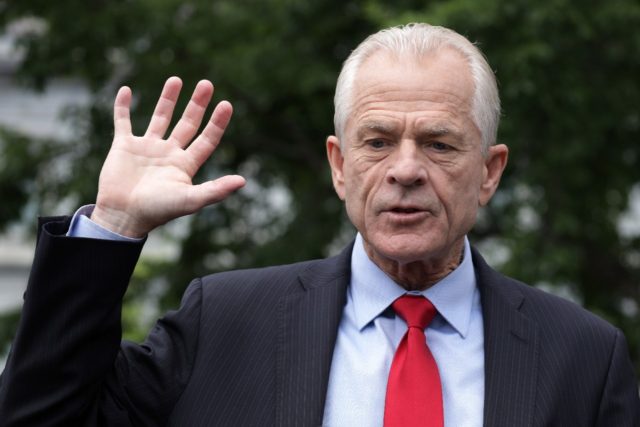 Former US Director of Trade Peter Navarro had already indicated he had no intention of tes