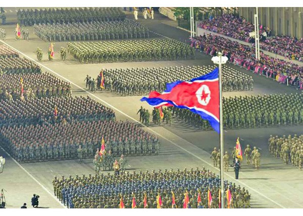 North Korea celebrates anniversary of the founding of its military, April 25, 2022.