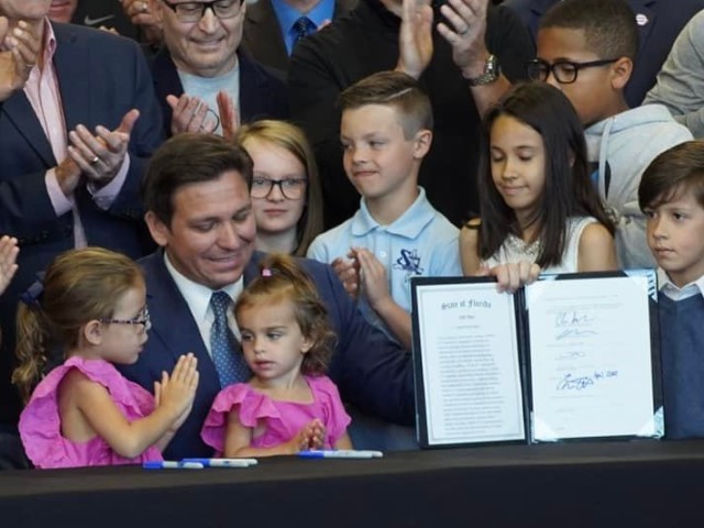 Florida Gov. Ron DeSantis (R) on Monday April 11, 2022, signed the “Child Welfare” bill H.B. 7065, addressing the "fatherhood crisis."