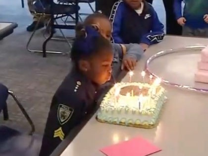5-Year-Old Celebrates Birthday with Delaware State Troopers (Screenshot/WPVI 6 Philadelphia)
