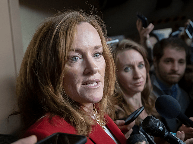 Rep. Kathleen Rice, D-N.Y., talks to reporters in the basement of the Capitol in Washington, Nov. 15, 2018. Rice said Tuesday, Feb. 15, 2022, she will not seek reelection this fall, making the New Yorker the 30th Democrat to announce they're leaving the House before November elections when Republicans are …