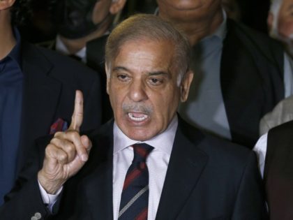 FILE - Pakistan's opposition leader Shahbaz Sharif speaks during a press conference after the Supreme Court decision, in Islamabad, Pakistan, April 7, 2022. Pakistan’s parliament elected Sharif as the country’s new prime minister on Monday April 11, 2022, after a walkout by lawmakers from ousted Premier Imran Khan’s party. (AP …