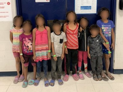 Del Rio Station Border Patrol agents found a group of eight migrant children abandoned alo