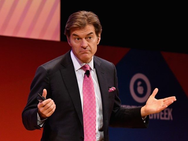 NEW YORK, NY - SEPTEMBER 29: Dr. Mehmet Oz speaks onstage at the Good Health is Good Business panel at The Town Hall during 2016 Advertising Week New York on September 29, 2016, in New York City.