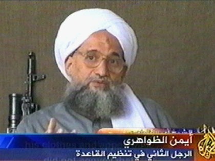 -, -: A video grab taken 06 July 2006 from the pan-Arab satellite television network al-Jazeera shows al-Qaeda second-in-command Ayman al-Zawahri. In this video produced by the al-Qaeda linked media group Assahab, al-Zawahri claimed, on the eve of the anniversary of the July 7, 2005 London bombings, that a string …