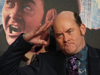 US actor David Koechner arrives on the Burgundy carpet for the UK Premiere of Anchorman 2: The Legend Continues, at a central London cinema in Leicester Square, Wednesday, Dec. 11, 2013. (Photo by Joel Ryan/Invision/AP)