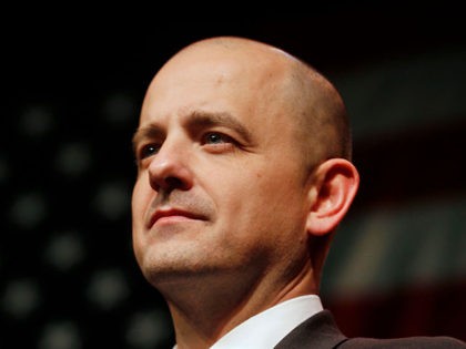 U.S. Independent presidential candidate Evan McMullin waits to speak to supporters at an election night party on November 8, 2016 in Salt Lake City, Utah. Republican candidate Donald Trump was declared the winner in Utah late in the evening. (Photo by George Frey/Getty Images)