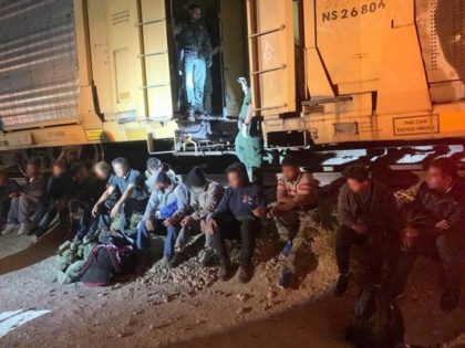 Eagle Pass Station agents find a group of migrants locked inside railcars with no means of escape. (U.S. Border Patrol/Del Rio Sector)