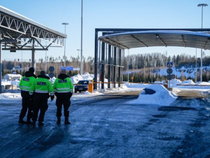 The border crossing between Finland and Russia in Nuijamaa, southeastern Finland, is pictured on March 9, 2022. - In Finland, Russia's assault on Ukraine has stirred up some painful associations with the 1939 Winter War, when Red Army troops attacked the Nordic country across their shared border which now runs …