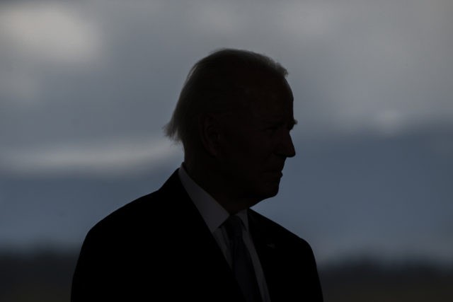 PORTLAND, OR - APRIL 21: U.S. President Joe Biden delivers remarks on infrastructure at th